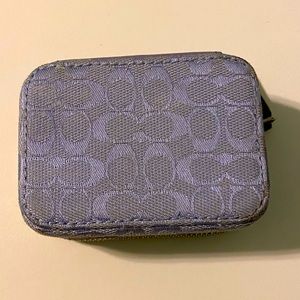 Vintage Coach Lavender Pill Case Travel Box